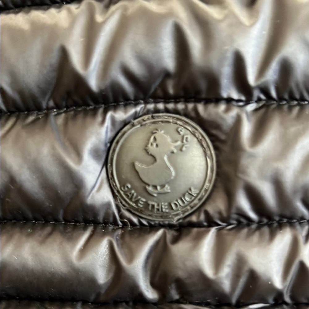 Save The Duck Black Puffer Vest - Picture 7 of 7